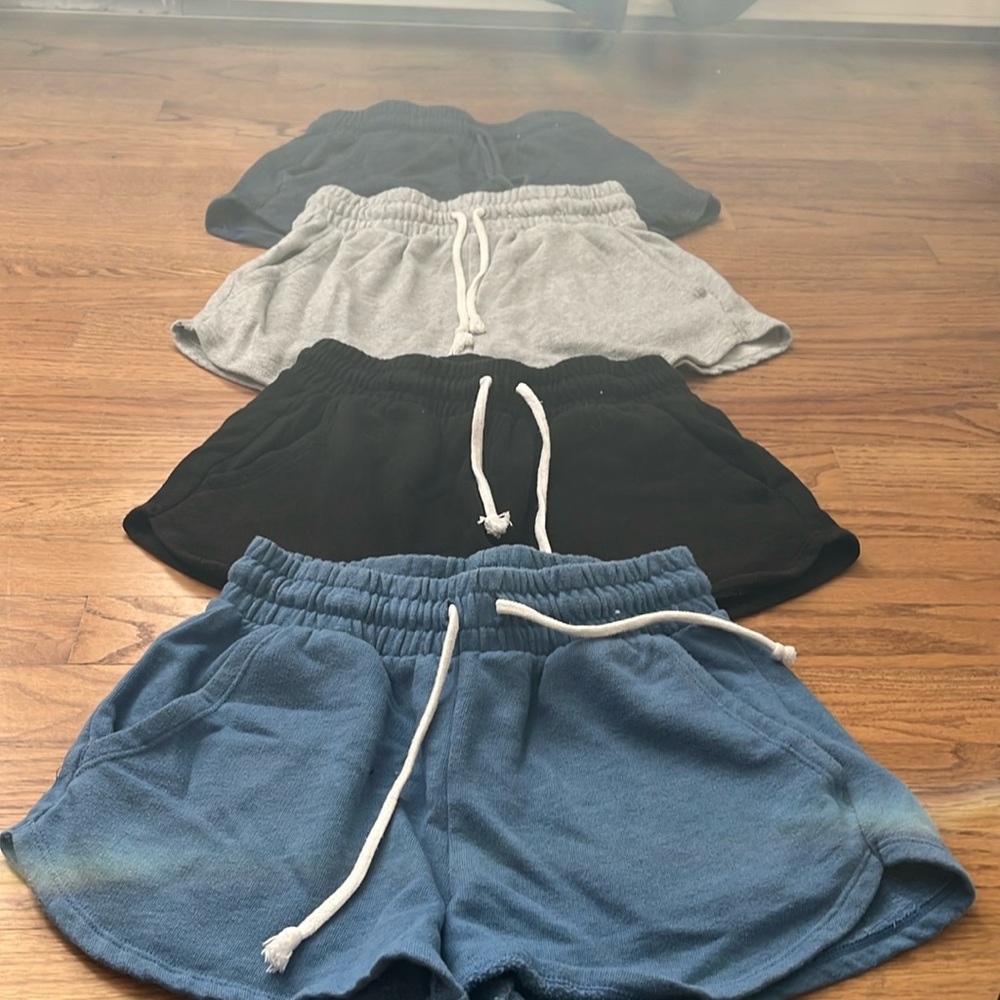 Dolphin Set of four Casual Shorts - Dark Blue, Black, Gray, light blue.